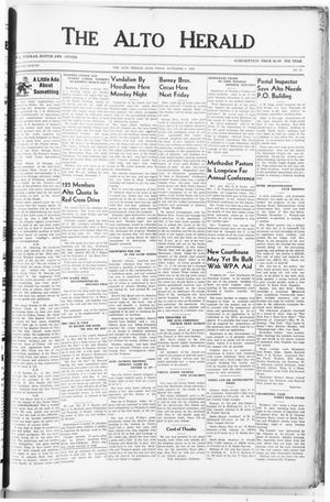 The Alto Herald (Alto, Tex.), Vol. 38, No. 27, Ed. 1 Friday, November 4, 1938