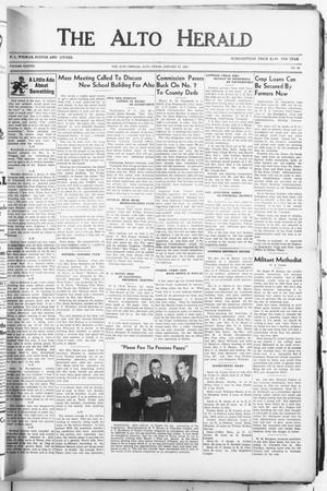 The Alto Herald (Alto, Tex.), Vol. 38, No. 38, Ed. 1 Friday, January 27, 1939