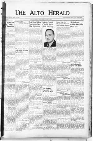 The Alto Herald (Alto, Tex.), Vol. 39, No. 15, Ed. 1 Friday, August 18, 1939