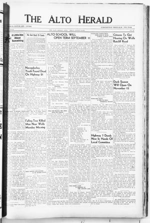 The Alto Herald (Alto, Tex.), Vol. 39, No. 16, Ed. 1 Friday, August 25, 1939