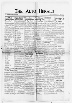 The Alto Herald (Alto, Tex.), Vol. 40, No. 16, Ed. 1 Thursday, August 22, 1940