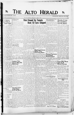 The Alto Herald (Alto, Tex.), Vol. 42, No. 5, Ed. 1 Thursday, June 11, 1942
