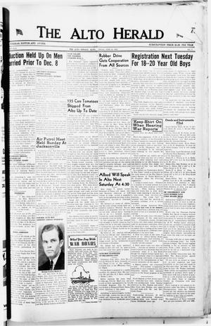 The Alto Herald (Alto, Tex.), Vol. 42, No. 7, Ed. 1 Thursday, June 25, 1942