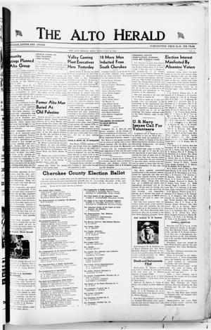 The Alto Herald (Alto, Tex.), Vol. 42, No. 11, Ed. 1 Thursday, July 23, 1942