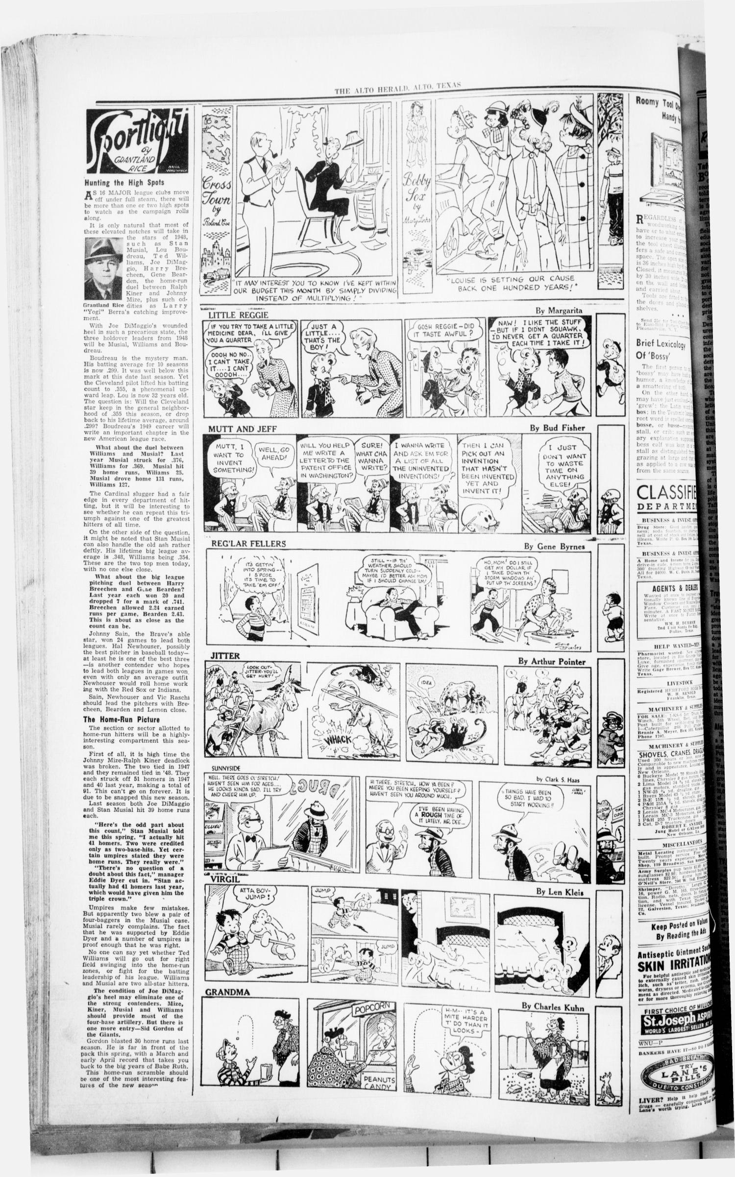 The Alto Herald (Alto, Tex.), Vol. 48, No. 51, Ed. 1 Thursday, May 26, 1949
                                                
                                                    [Sequence #]: 2 of 11
                                                