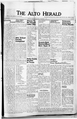The Alto Herald (Alto, Tex.), Vol. 49, No. 13, Ed. 1 Thursday, September 1, 1949