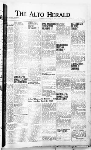 The Alto Herald (Alto, Tex.), No. 13, Ed. 1 Thursday, September 13, 1951