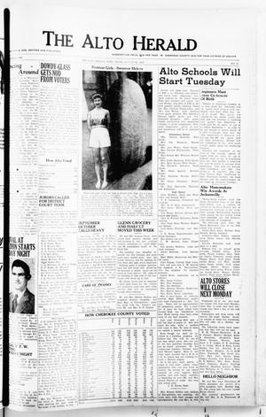 The Alto Herald (Alto, Tex.), No. 11, Ed. 1 Thursday, August 28, 1952