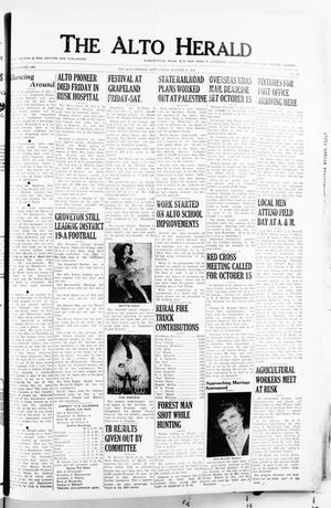 The Alto Herald (Alto, Tex.), No. 17, Ed. 1 Thursday, October 9, 1952
