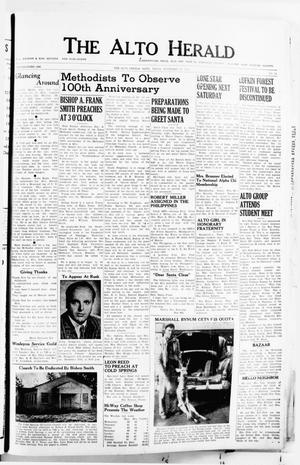 The Alto Herald (Alto, Tex.), No. 24, Ed. 1 Thursday, November 27, 1952