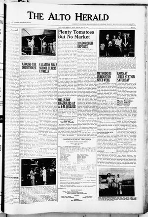 The Alto Herald (Alto, Tex.), No. 50, Ed. 1 Thursday, May 27, 1954