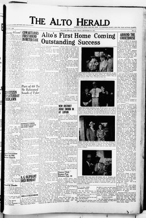 The Alto Herald (Alto, Tex.), No. 16, Ed. 1 Thursday, September 30, 1954