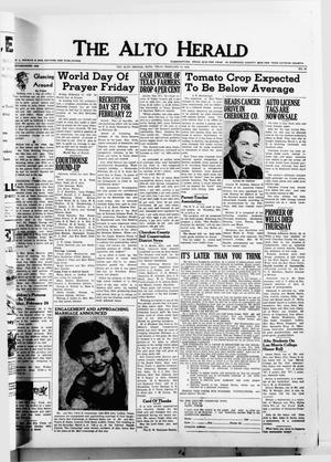 The Alto Herald (Alto, Tex.), No. 36, Ed. 1 Thursday, February 16, 1956