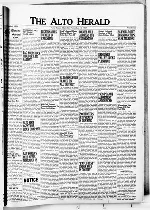 The Alto Herald (Alto, Tex.), No. 23, Ed. 1 Thursday, November 14, 1957