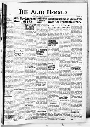 The Alto Herald (Alto, Tex.), No. 26, Ed. 1 Thursday, December 5, 1957