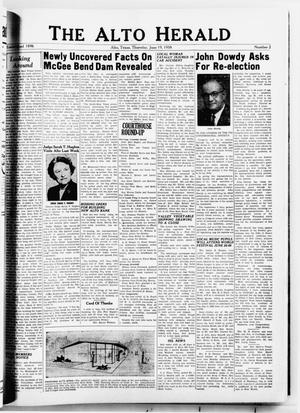 The Alto Herald (Alto, Tex.), No. 2, Ed. 1 Thursday, June 19, 1958