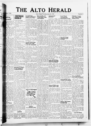 The Alto Herald (Alto, Tex.), No. 3, Ed. 1 Thursday, June 26, 1958