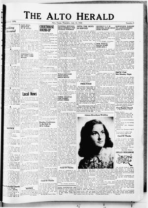 The Alto Herald (Alto, Tex.), No. 5, Ed. 1 Thursday, July 10, 1958