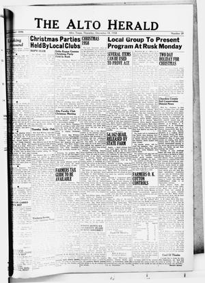 The Alto Herald (Alto, Tex.), No. 28, Ed. 1 Thursday, December 18, 1958