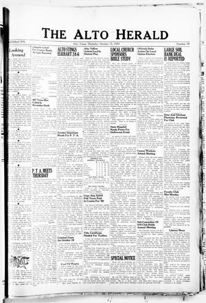 The Alto Herald (Alto, Tex.), No. 19, Ed. 1 Thursday, October 15, 1959