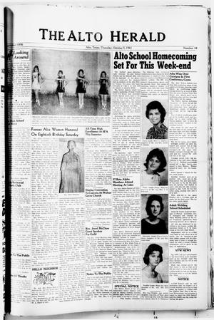 The Alto Herald (Alto, Tex.), No. 18, Ed. 1 Thursday, October 5, 1961