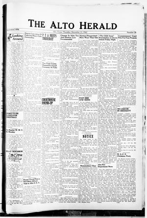 The Alto Herald (Alto, Tex.), No. 28, Ed. 1 Thursday, December 13, 1962