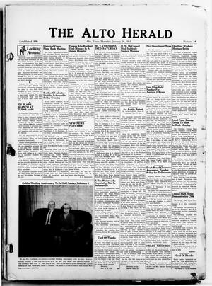 The Alto Herald (Alto, Tex.), No. 34, Ed. 1 Thursday, January 24, 1963