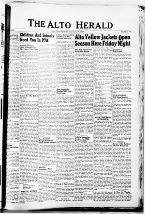 The Alto Herald (Alto, Tex.), No. 14, Ed. 1 Thursday, September 5, 1963