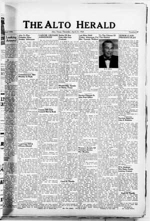 The Alto Herald (Alto, Tex.), No. 47, Ed. 1 Thursday, April 23, 1964