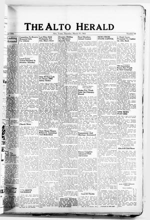 The Alto Herald (Alto, Tex.), No. 42, Ed. 1 Thursday, March 18, 1965