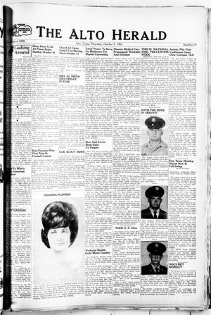 The Alto Herald (Alto, Tex.), No. 19, Ed. 1 Thursday, October 7, 1965