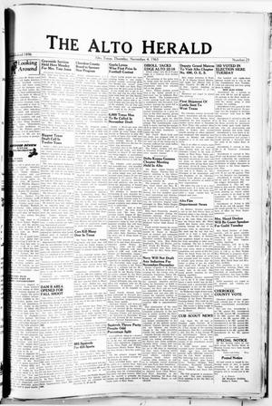 The Alto Herald (Alto, Tex.), No. 23, Ed. 1 Thursday, November 4, 1965