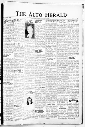 The Alto Herald (Alto, Tex.), No. 27, Ed. 1 Thursday, December 2, 1965