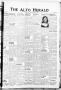 Thumbnail image of item number 1 in: 'The Alto Herald (Alto, Tex.), No. 50, Ed. 1 Thursday, May 12, 1966'.