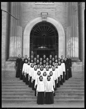 [Members of the NTSU A Capella Choir]