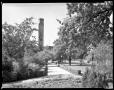 Photograph: [Tower on the power plant at North Texas State Teachers College]