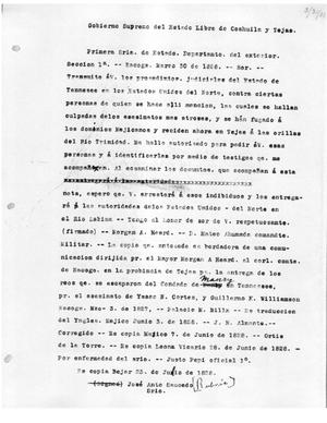 [Transcript of Letter from José Antonio Saucedo, March 30, 1828]