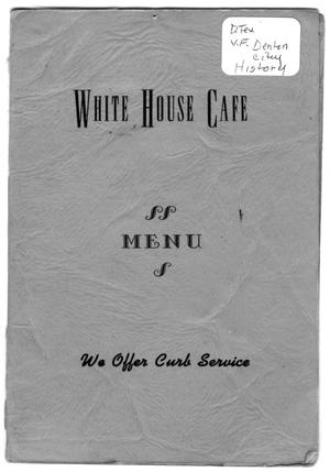 cafe menu house