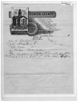 [Denton County letterhead]