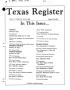 Thumbnail image of item number 1 in: 'Texas Register, Volume 13, Number 59, Pages 3719-3789, July 29, 1988'.