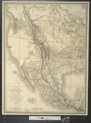 Primary view of object titled 'A map of Louisiana and Mexico : Carte de la Louisiane et du Mexique.'.