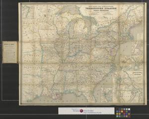 Primary view of object titled 'Post - Kanal - und Eisenbahnkarte der Vereinigten Staaten von Nord-America.'.