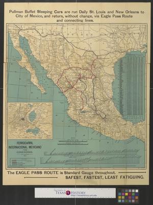 Ferrocarril Internacional Mexicano y sus conexiones, 1901.