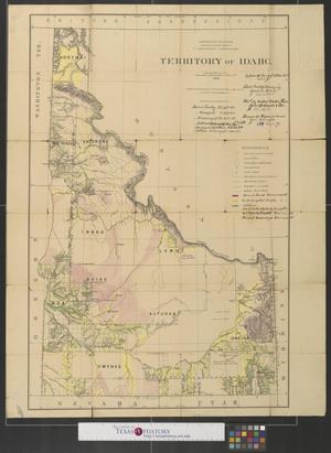 Territory of Idaho : compiled from the official records of the General Land Office and other sources.