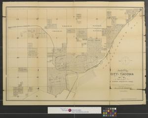 Map of the city of Tacoma, W.T. and vicinity: Pacific Terminus N.P.R.R.