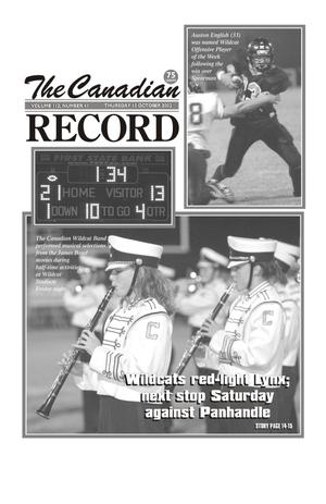 The Canadian Record (Canadian, Tex.), Vol. 112, No. 41, Ed. 1 Thursday, October 10, 2002
