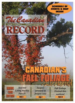 Primary view of object titled 'The Canadian Record (Canadian, Tex.), Vol. 113, No. 42, Ed. 1 Thursday, October 16, 2003'.