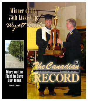 Primary view of object titled 'The Canadian Record (Canadian, Tex.), Vol. 114, No. 22, Ed. 1 Thursday, May 27, 2004'.