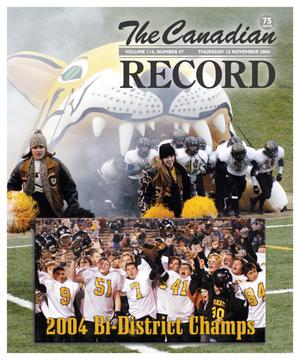The Canadian Record (Canadian, Tex.), Vol. 114, No. 47, Ed. 1 Thursday, November 18, 2004