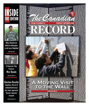 The Canadian Record (Canadian, Tex.), Vol. 116, No. 45, Ed. 1 Thursday, November 9, 2006